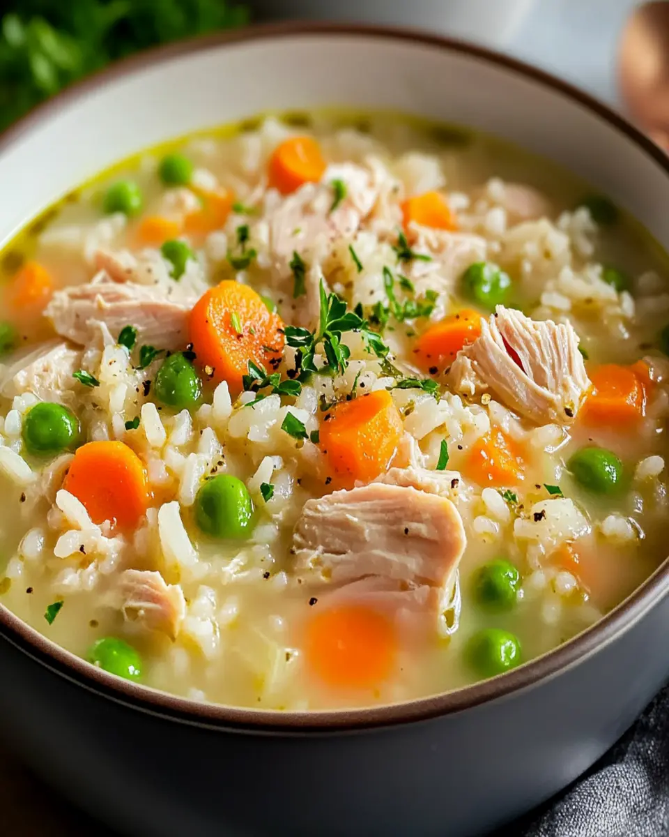 Turkey Rice Soup Bowl First Image First Image