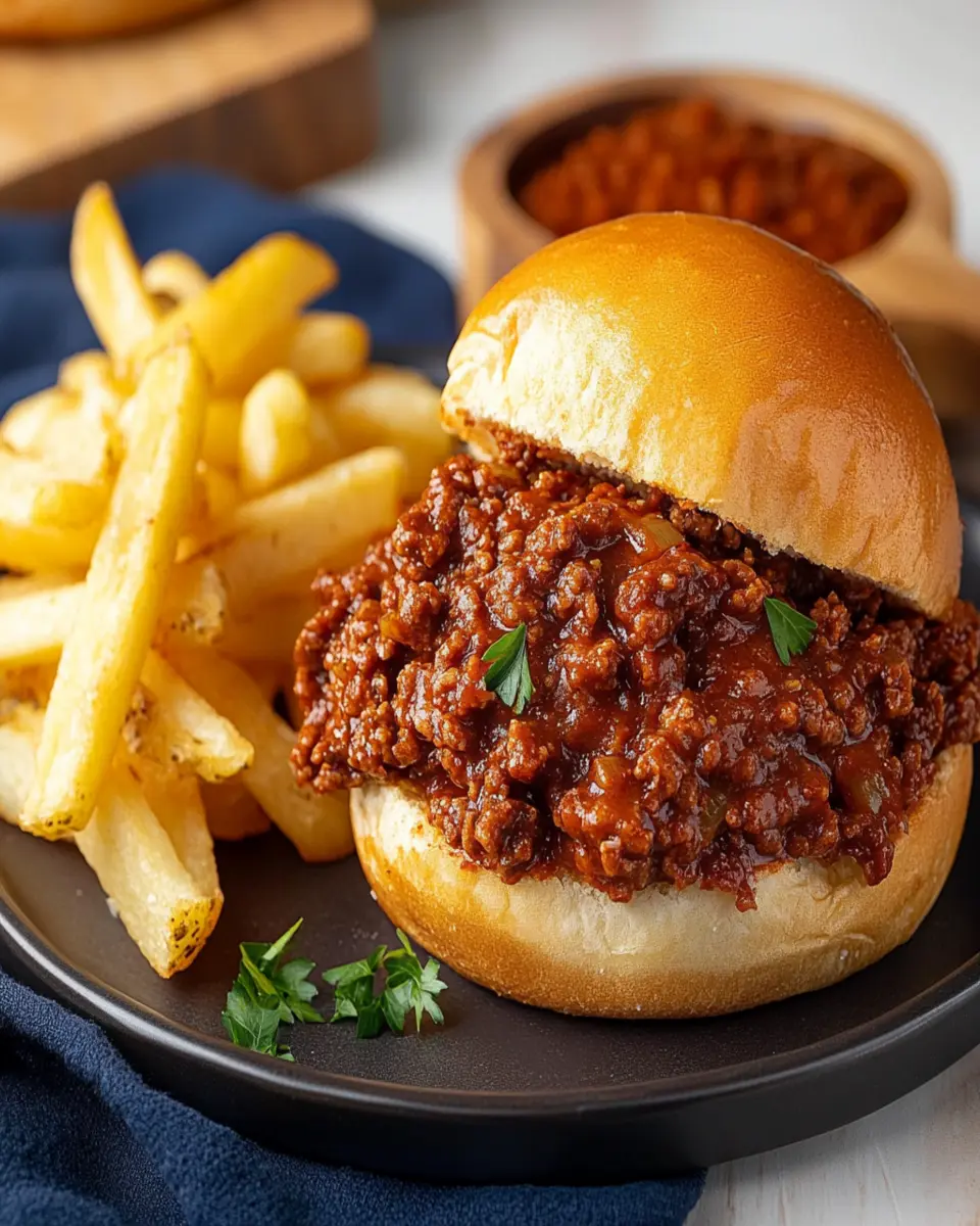 Homemade Sloppy Joes First Image First Image