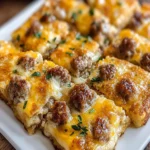 Sausage Cheese Sheet Pan Pancakes First Image First Image