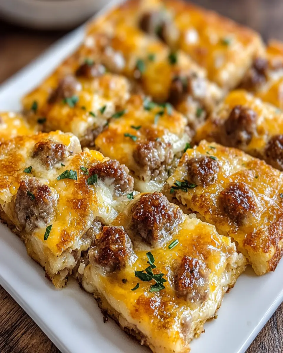 Sausage Cheese Sheet Pan Pancakes First Image First Image