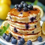 LEMON BLUEBERRY BUTTERMILK PANCAKES First Image First Image
