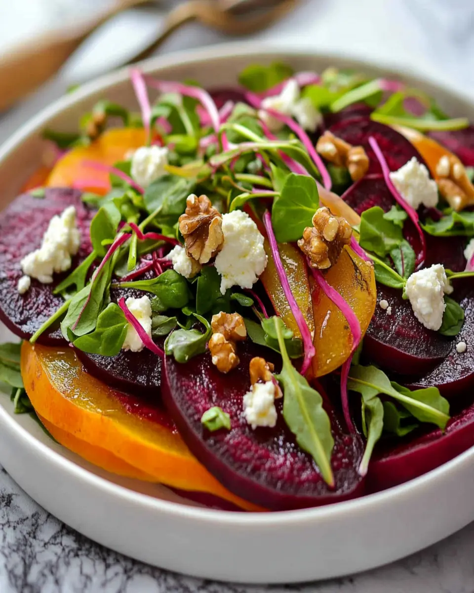 Beet Salad with Honey Mustard Vinaigrette First Image First Image