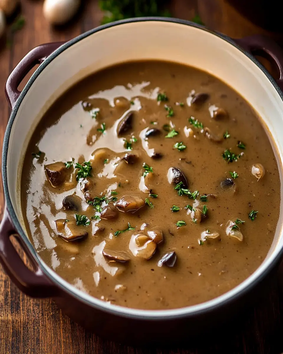Mushroom Shallot Gravy First Image First Image