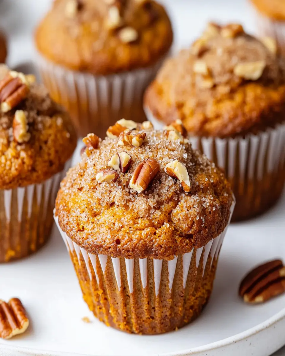Pumpkin Muffins with Brown Butter and Pecans First Image First Image