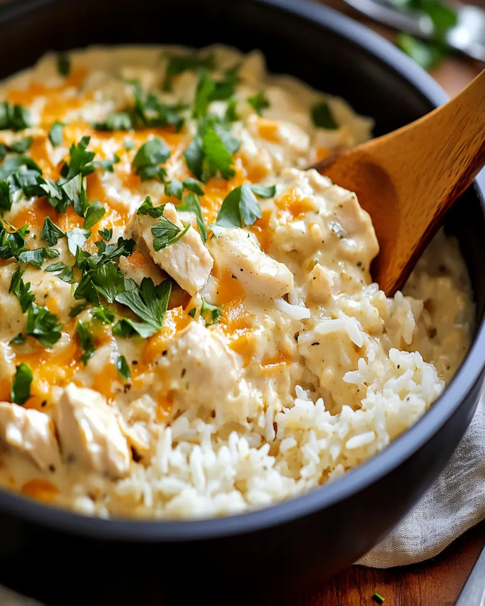 Crockpot Chicken and Rice First Image First Image