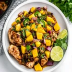 Crockpot Mango Salsa Chicken First Image First Image