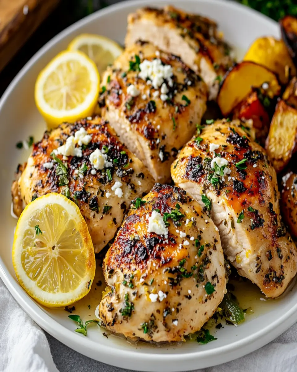 Juicy Greek Lemon Chicken Recipe First Image First Image
