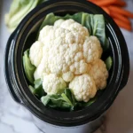just toss the cauliflower in the crockpot — trust me First Image First Image