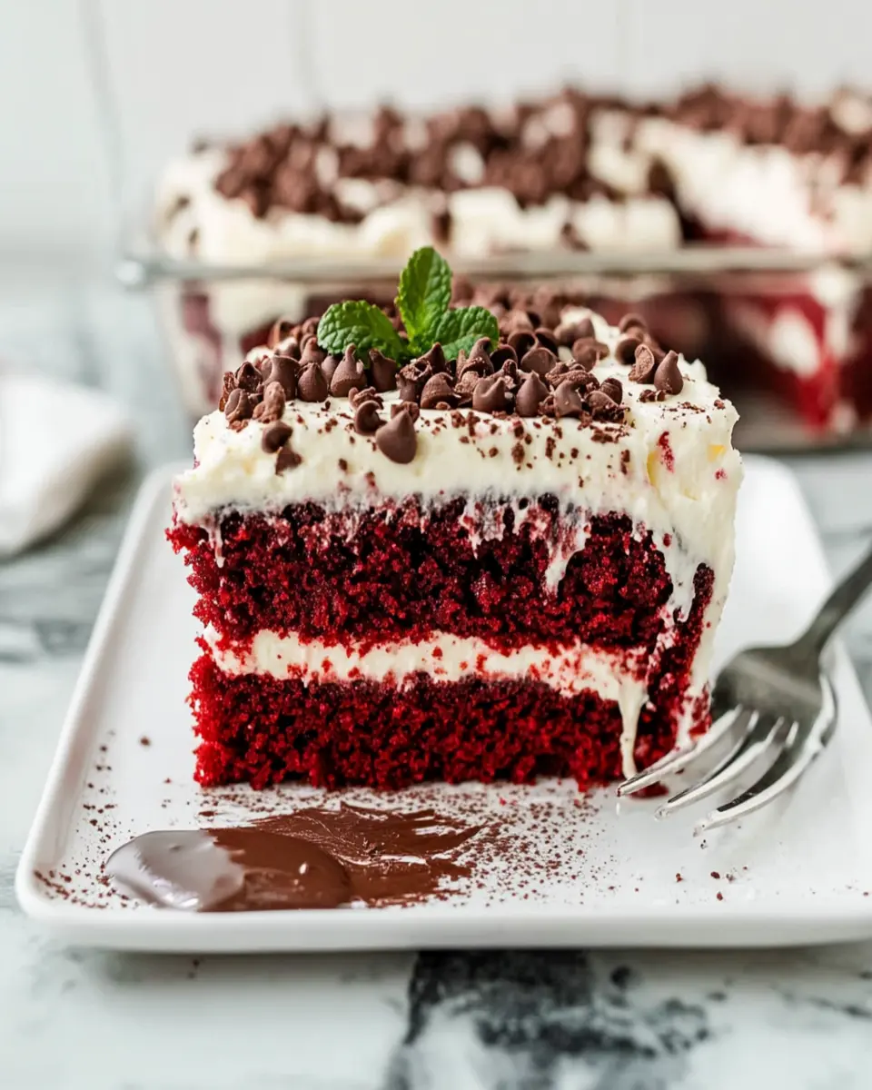Red Velvet Poke Cake Recipe First Image First Image