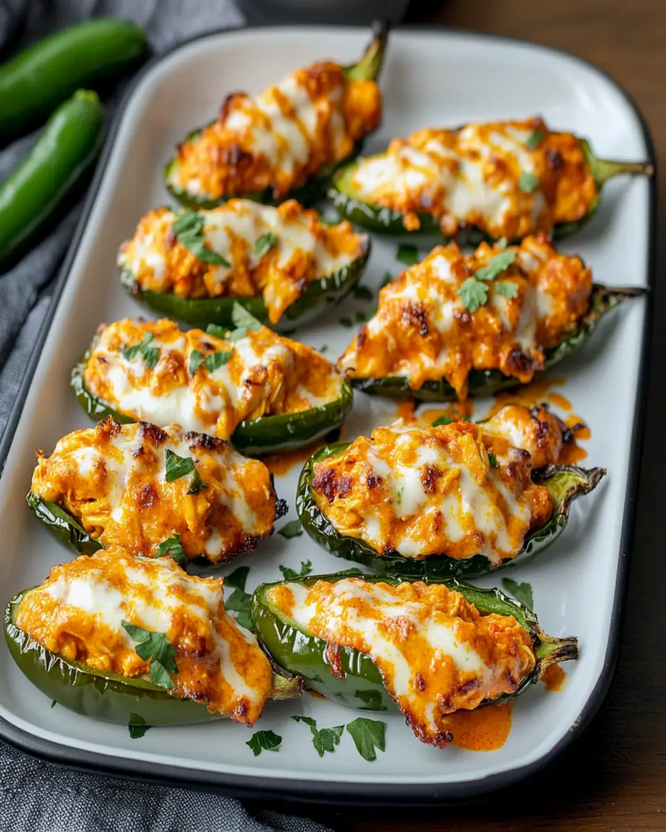 Buffalo Chicken Jalapeño Poppers First Image First Image