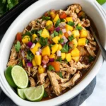 Crockpot Mango Salsa Chicken First Image First Image