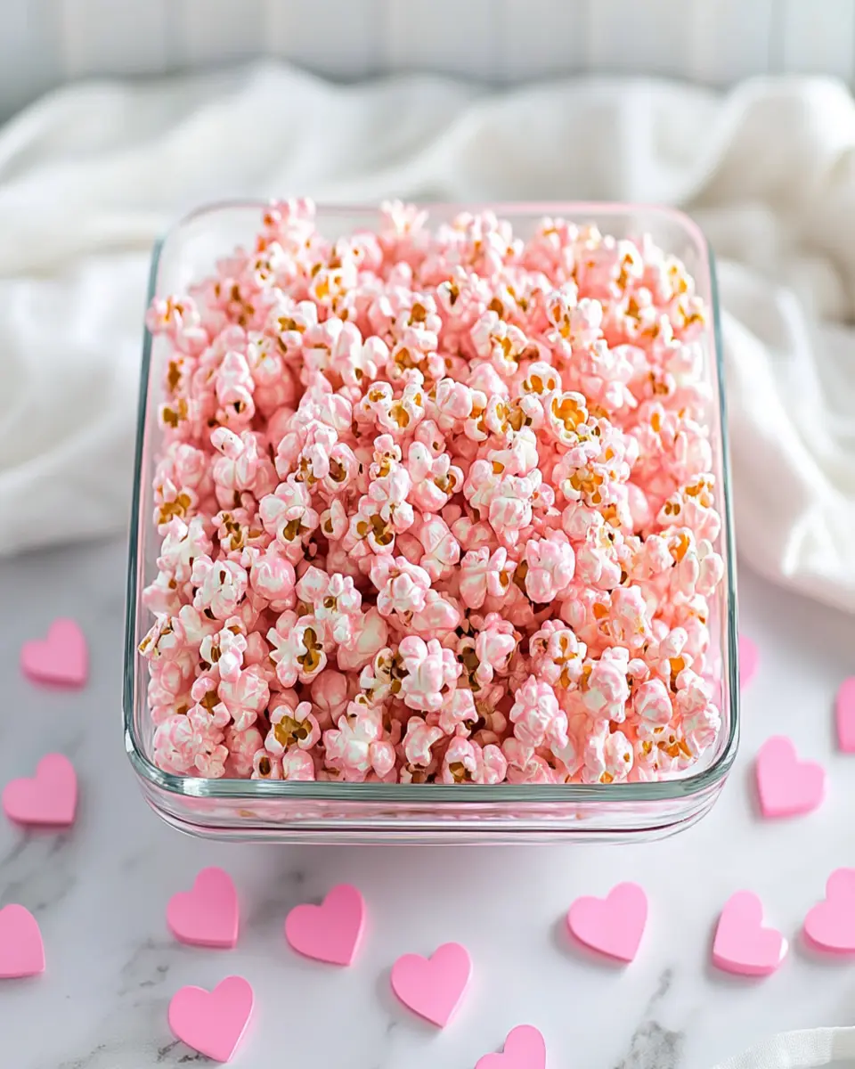 Pink Popcorn Recipe First Image First Image