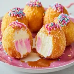 Crispy Cotton Candy Cheesecake Bombs First Image First Image