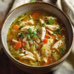 Savory Chicken and Cabbage Soup First Image First Image