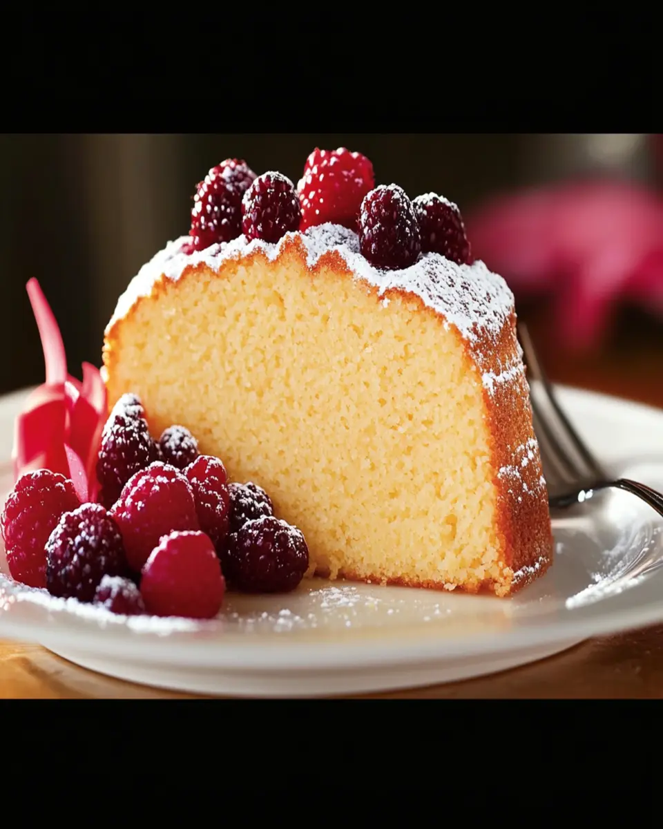 Blender Pound Cake: Moist, Creamy, and Irresistibly Sweet! First Image First Image