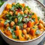 Sweet Potato Chickpea Curry- Easy & Flavorful First Image First Image