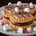 Peanut Butter S’mores Sandwich Cookies First Image First Image