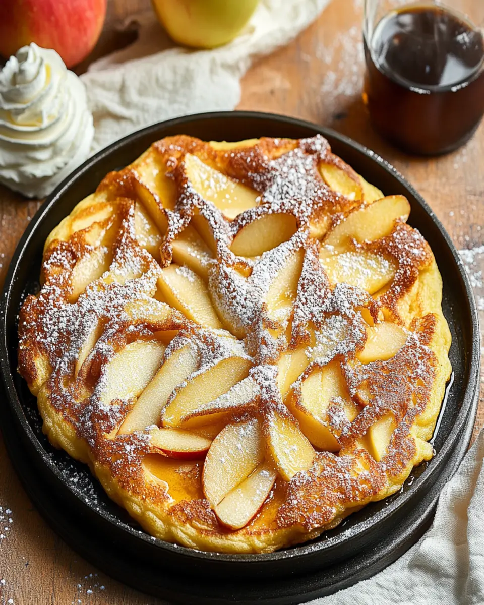 German Apple Pancake First Image First Image