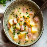 Slow Cooker Ham and Potato Soup First Image First Image