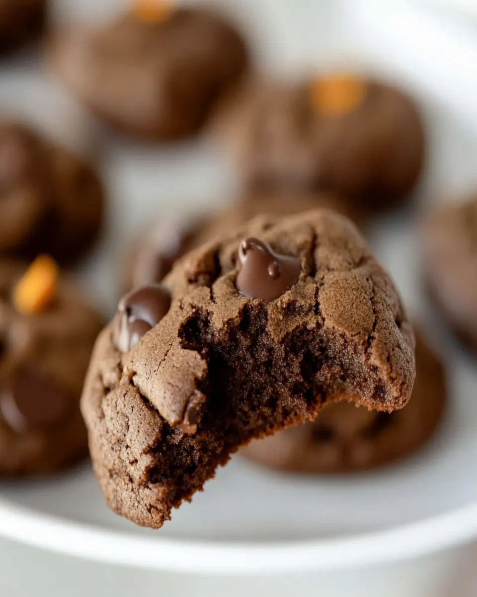 Double Chocolate Pumpkin Cookies First Image First Image