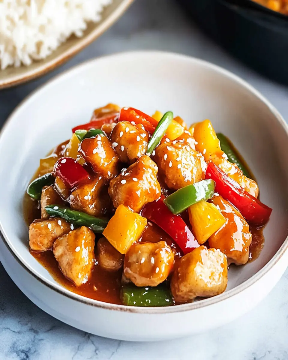 Sweet and Sour Chicken First Image First Image