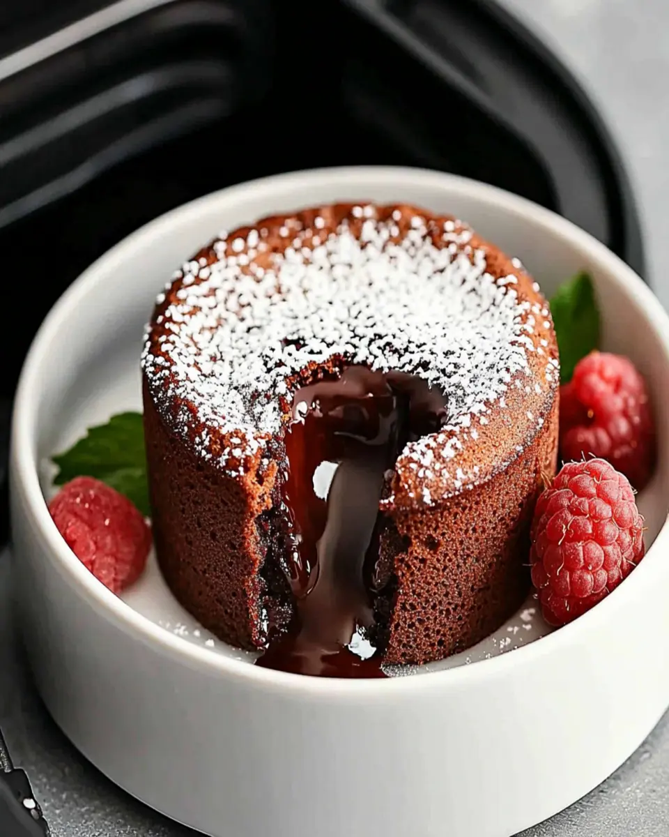 Air Fryer Lava Cake First Image First Image