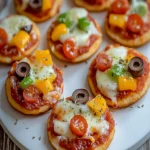 Easy Mini Lunchbox Pizzas- Kid-Friendly Snack Idea First Image First Image
