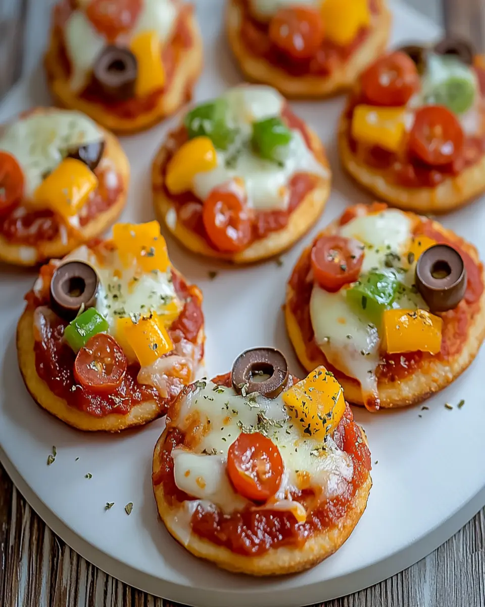 Easy Mini Lunchbox Pizzas- Kid-Friendly Snack Idea First Image First Image