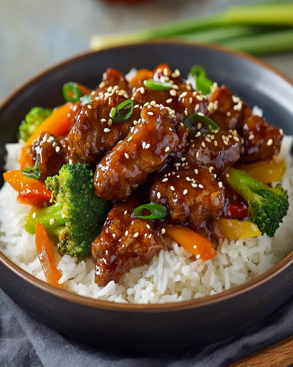 Sweet Honey Sesame Beef – Easy Weeknight Meal First Image First Image
