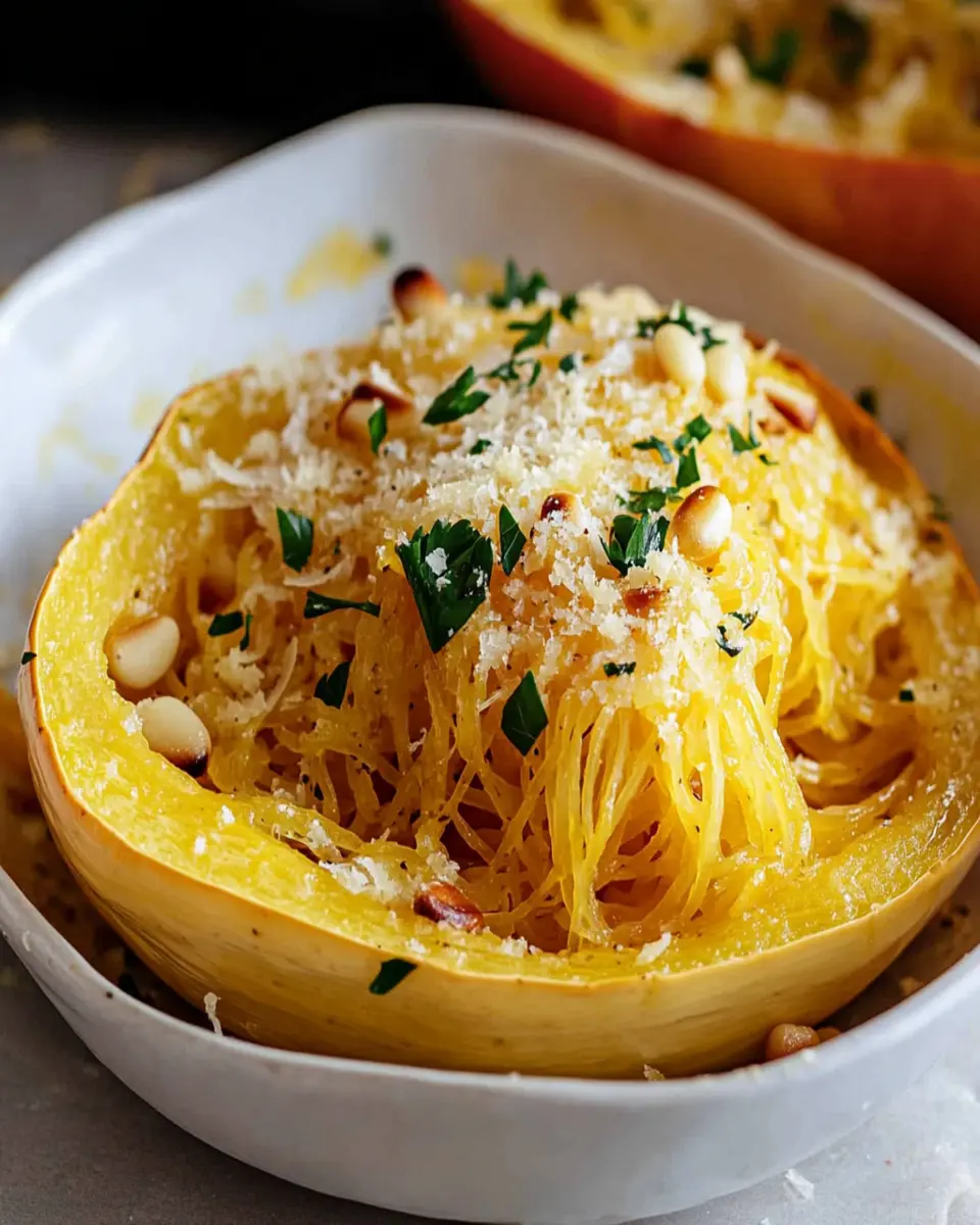 Roasted Spaghetti Squash First Image First Image