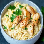 Creamy Cajun Chicken Alfredo Orzo: A One-Pot Wonder First Image First Image