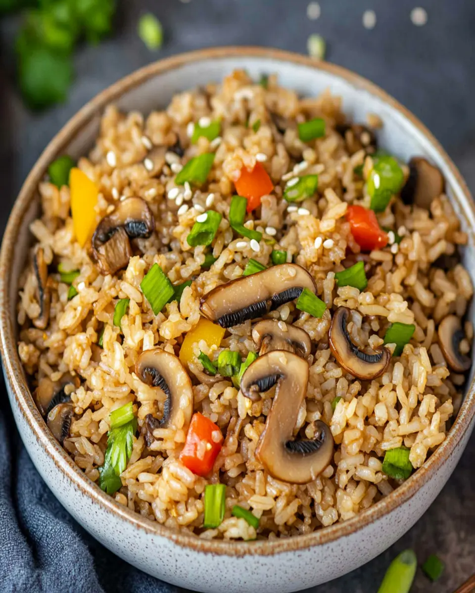 Mushroom Fried Rice First Image First Image