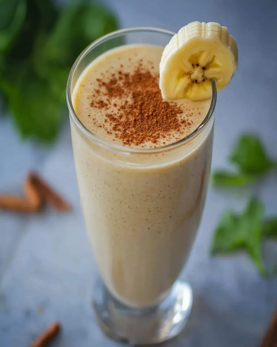 Banana Cinnamon Smoothie Recipe First Image First Image