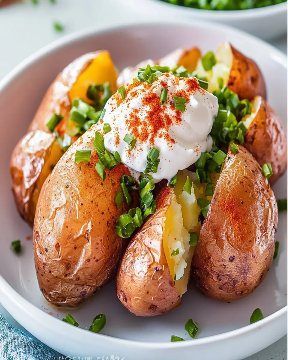 How to Cook Potatoes in the Microwave (Like a Baked Potato) First Image First Image