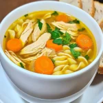 Gluten Free Homemade Chicken Noodle Soup First Image First Image