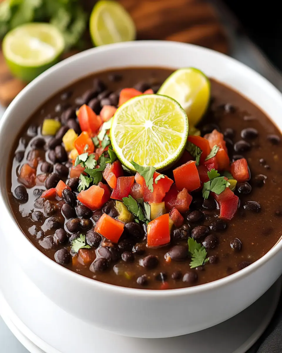 Black Bean Soup Recipe First Image First Image