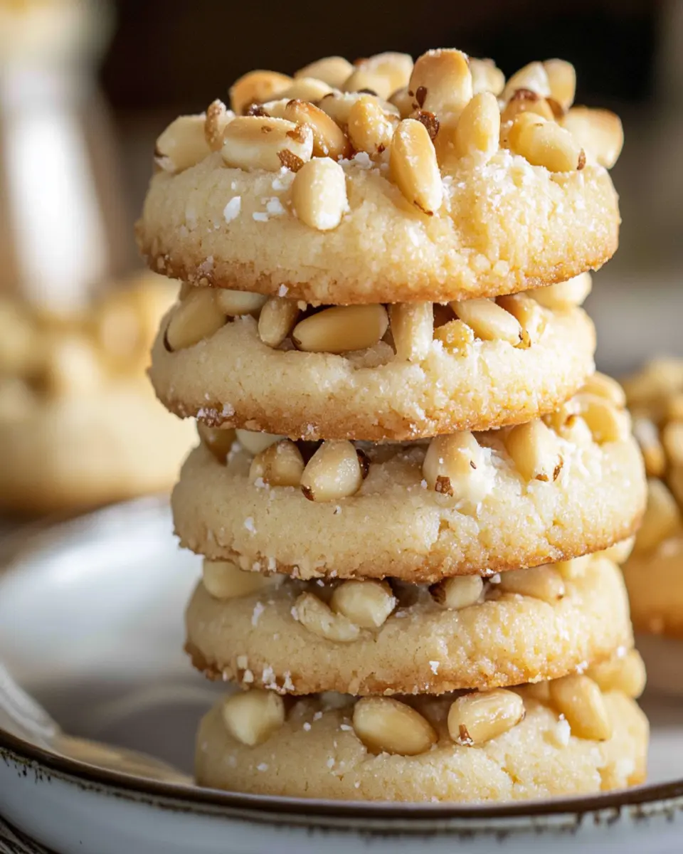 Italian Pignoli Cookies First Image First Image