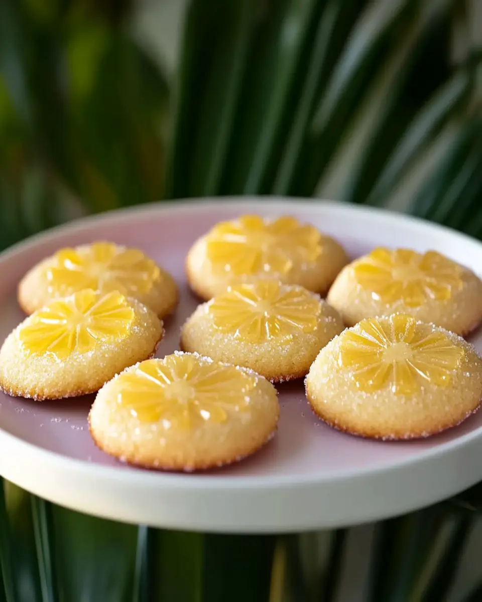 Pineapple Upside Sugar Cookies: Tropical Bliss in Every Bite First Image First Image