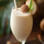 Lychee Smoothie (Litchi Smoothie) First Image First Image