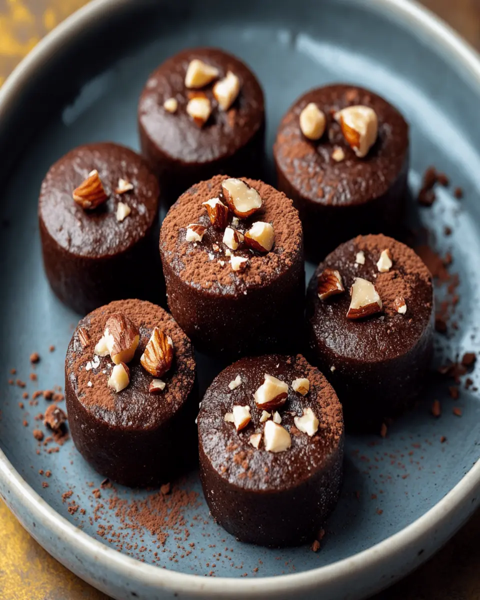 Healthy Date Brownie Bites (Flourless + No Sugar Added) First Image First Image