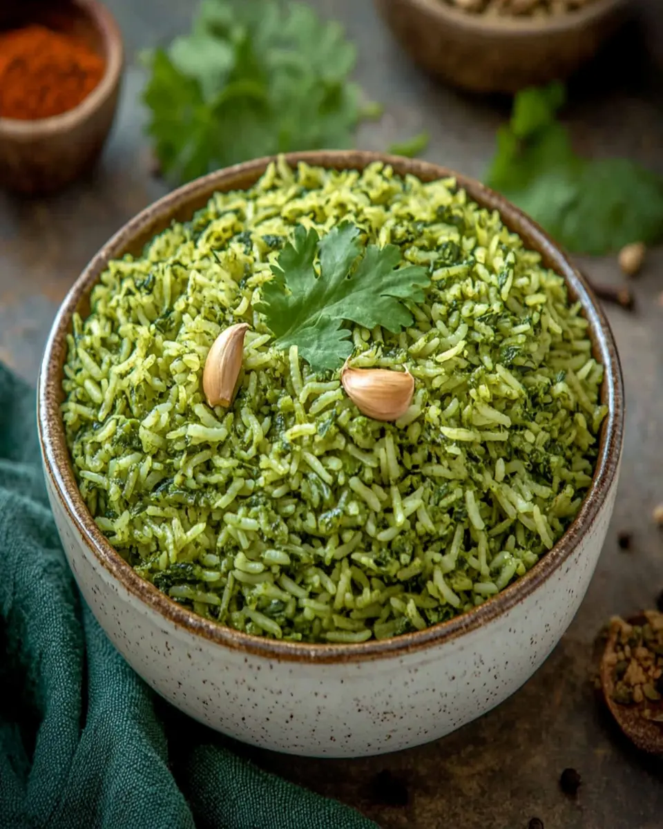Palak Rice First Image First Image