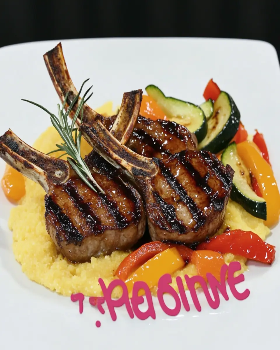 Lamb Chops with Polenta First Image First Image
