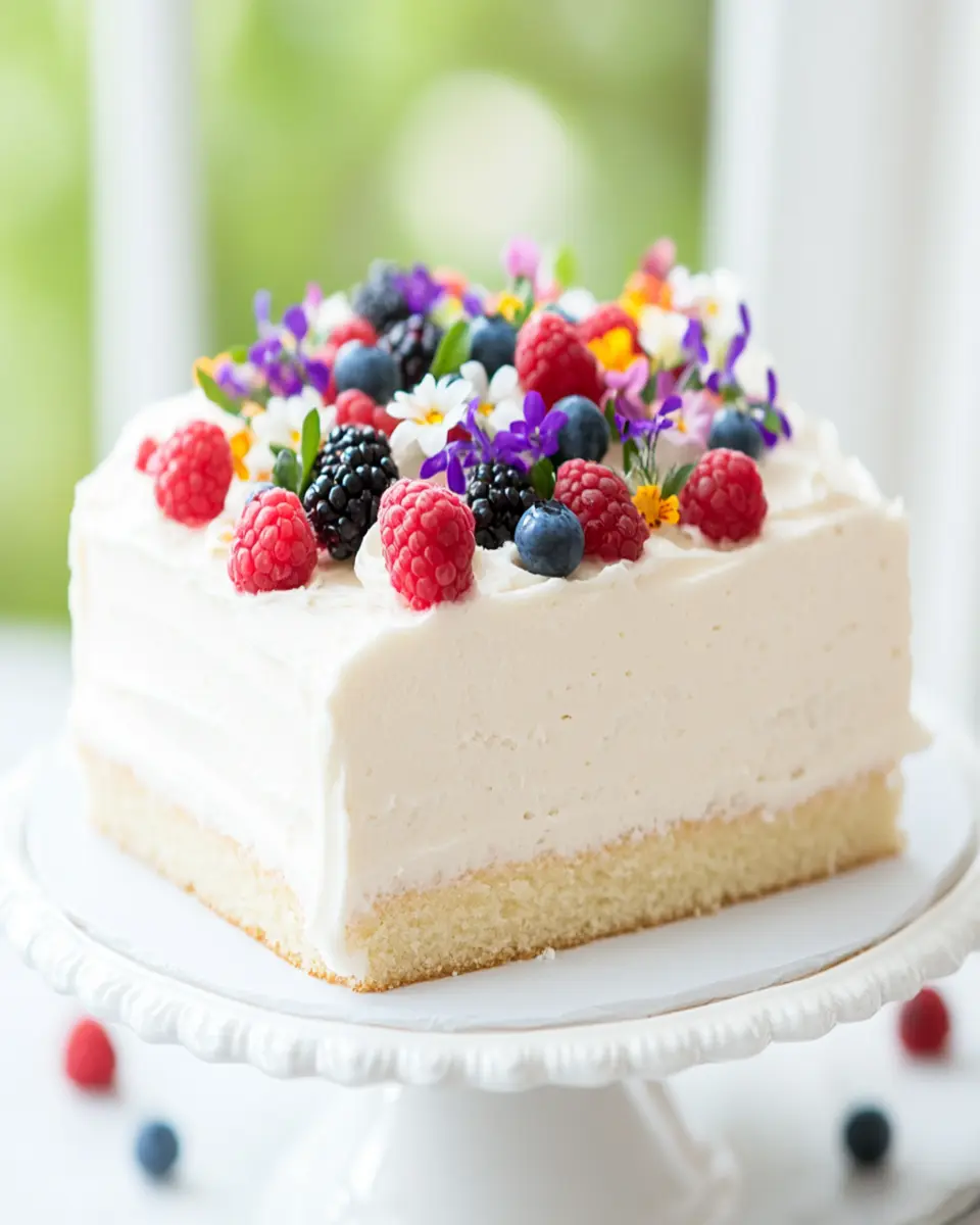 How to make Box Cake Better (White Cake) First Image First Image