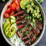 Cilantro Lime Beef Steak Bowls – Quick & Flavorful First Image First Image