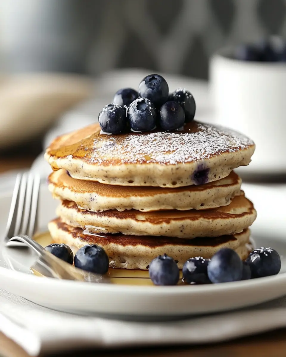 Blueberry Oat Pancakes First Image First Image