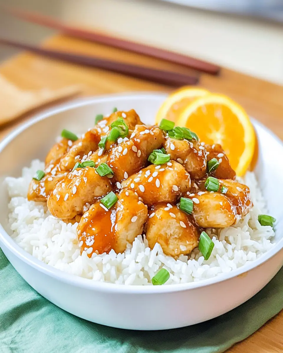 Slow Cooker Orange Chicken First Image First Image