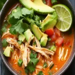 Keto Chicken Tortilla Soup (Low Carb, Gluten Free) First Image First Image