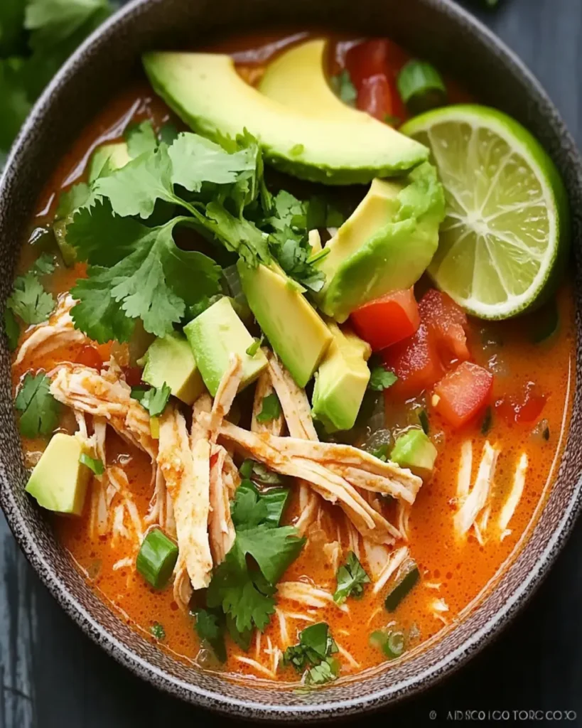 Keto Chicken Tortilla Soup (Low Carb, Gluten Free) First Image First Image