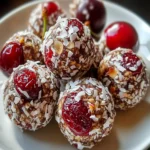 Irresistible Cherry Cranberry Energy Bites in Just 15 Minutes First Image First Image