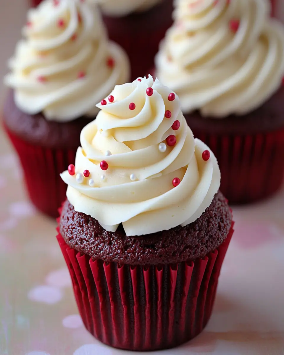 Red Velvet Cupcakes First Image First Image